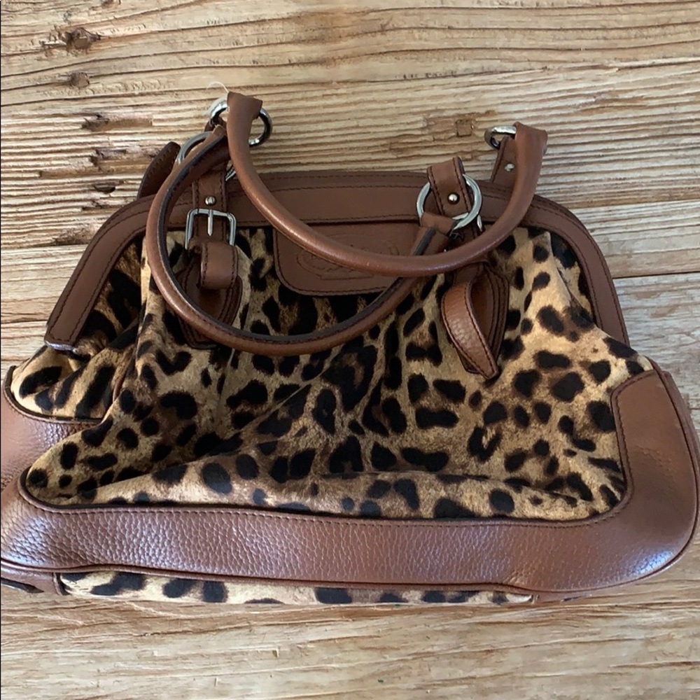 Dolce & Gabbana animal print handbag